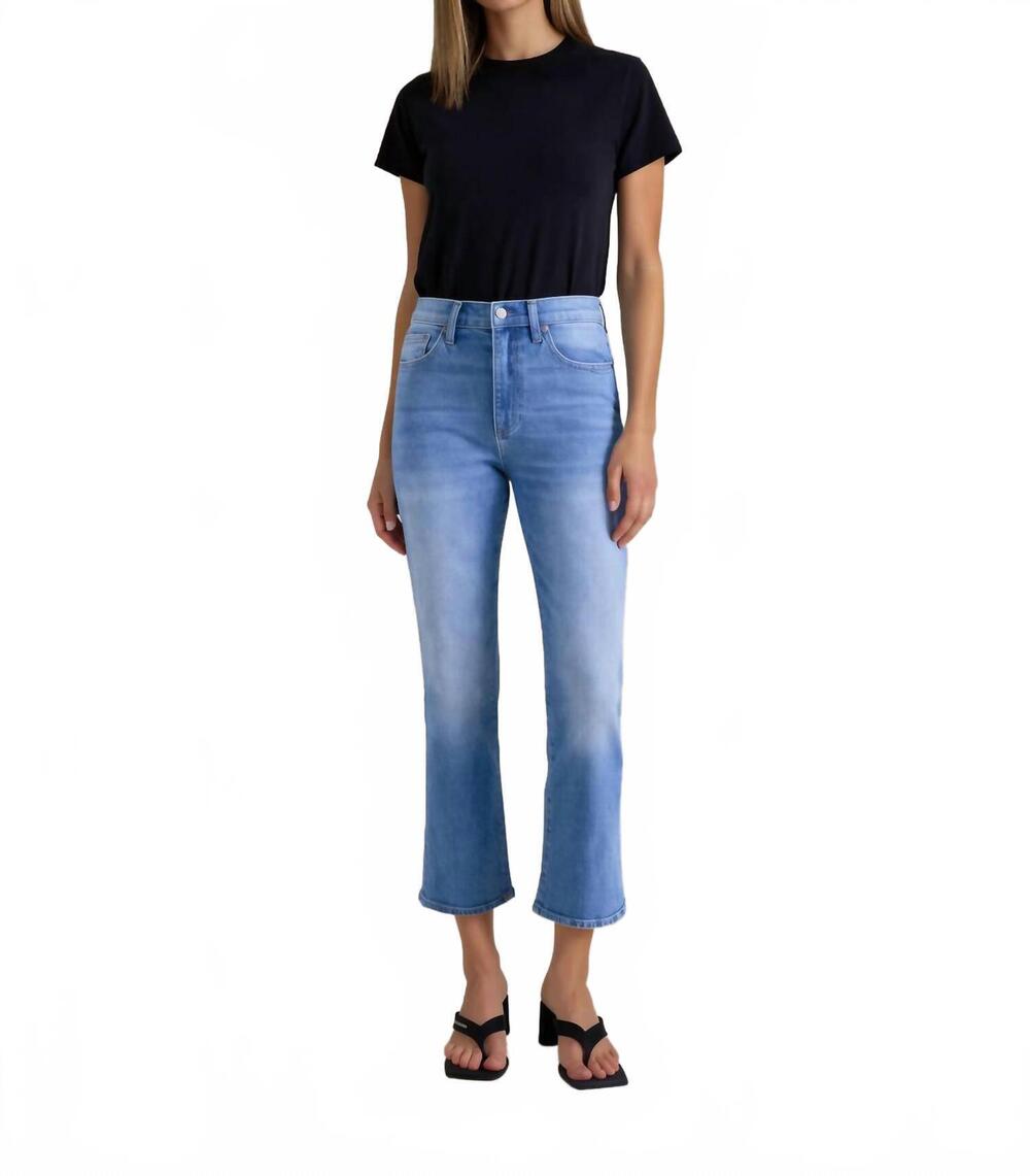 NEW PISTOLA lennon high rise cropped bootcut jeans in hidden gem